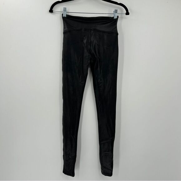 Spanx Faux Leather High-Waisted Legging Black Size Small - Picture 6 of 12